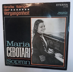 Винтажная виниловая пластинка Maria Cebotari Maria Cebotari, Sopran (GDR 1970)