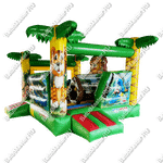 Коммерческий надувной батут "Львёнок" два входа, 4*3.5*3 м