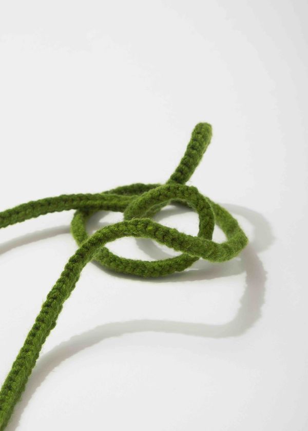 Вязаная сумочка FOS Зеленая - фото 8