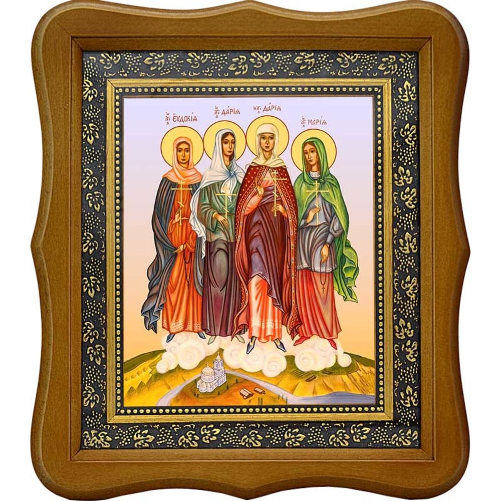 Пузовские мученицы. Икона на холсте.