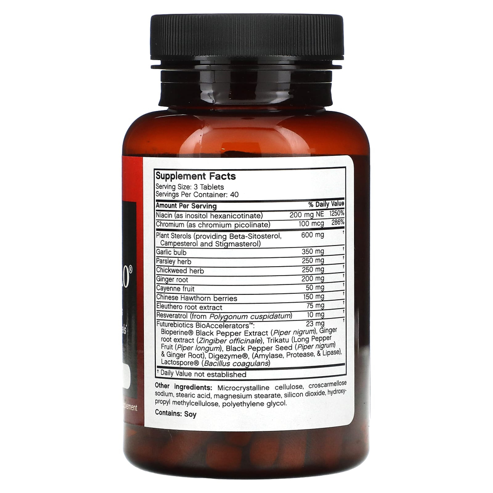 Futurebiotics, Cholesta-Lo, 120 вегетарианских таблеток