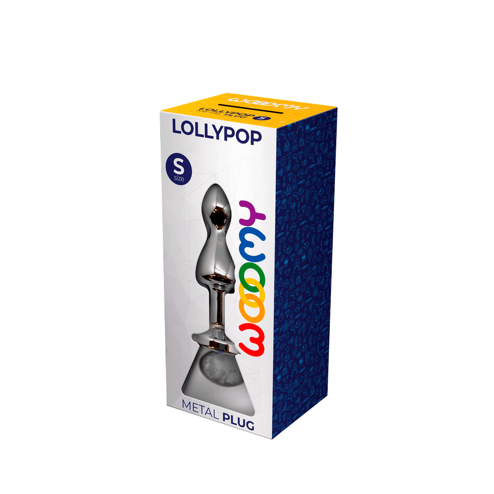 Анальная пробка Lollypop Double Ball White S 21070AL