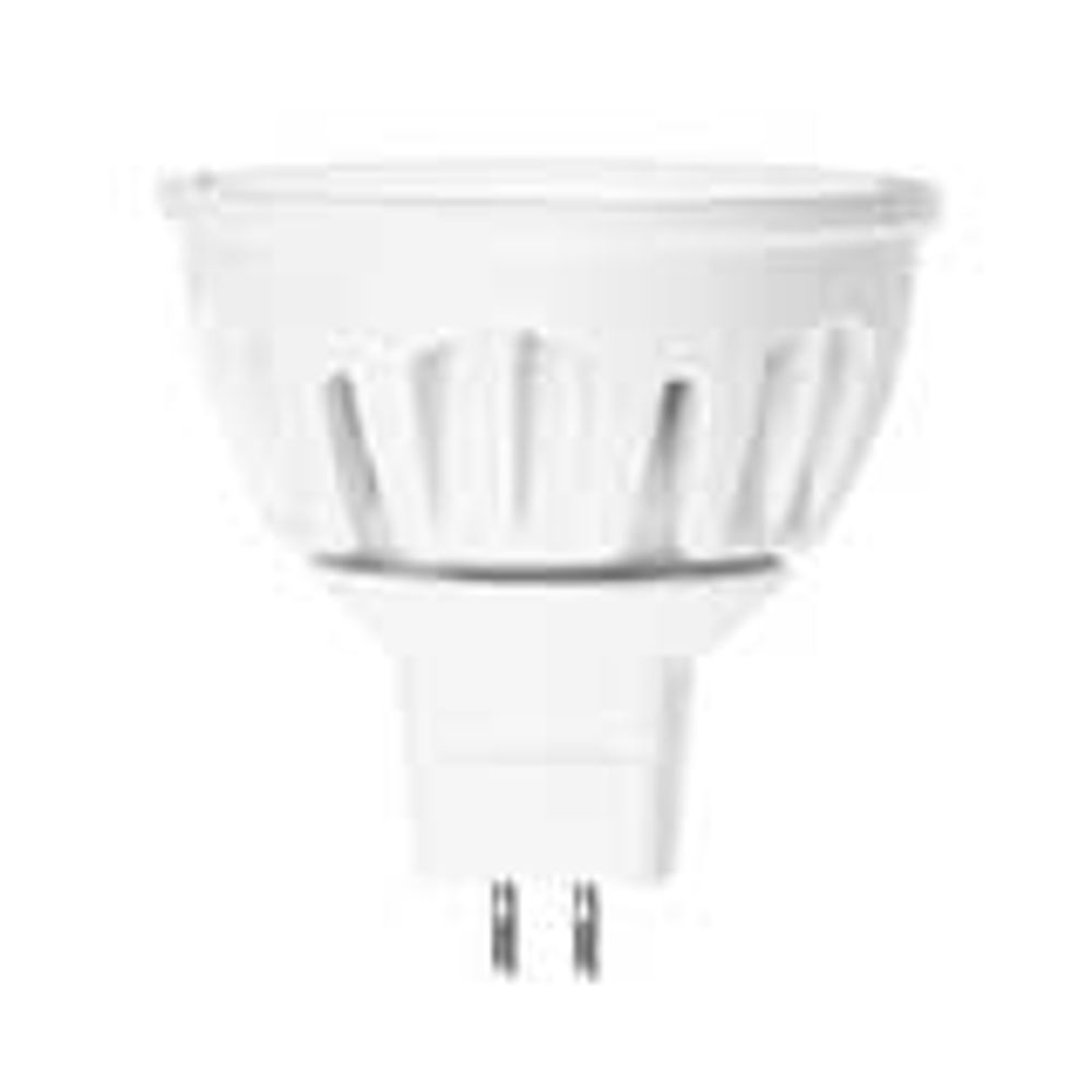 LED-MR16-5W/WW/GU5.3/FR ALM01WH Лампа светодиодная. Материал корпуса алюминий. Цвет свечения теплый белый. Серия Merli. Упаковка пластик