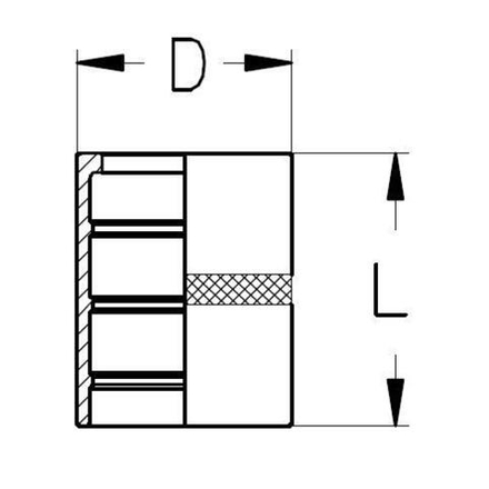 Муфта DN 08 R6/R7/R8 производства TIEFFE