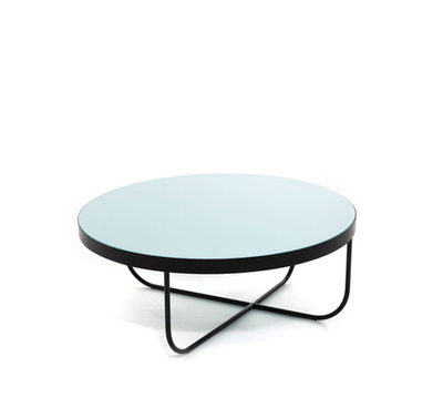 CISTERNA L стол кофейный СТЕКЛО/ЧЕРНЫЙ