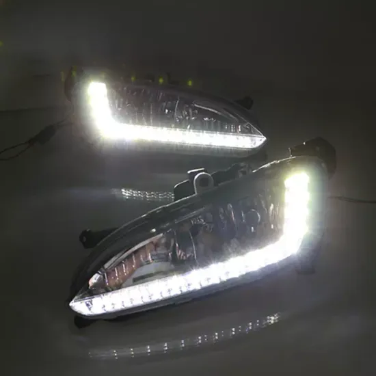 Дневные ходовые огни Хендай Санта Фе 3 2012-2015 V2 type