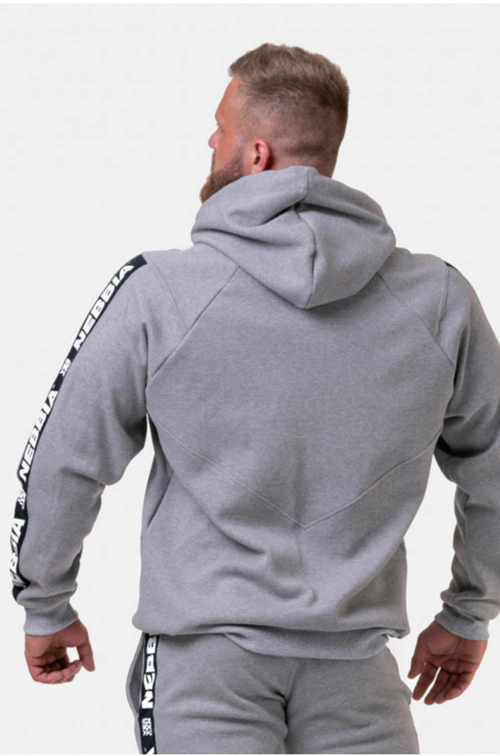 Мужская толстовка Nebbia Unlock the Champion sweatshirt 194 Light grey