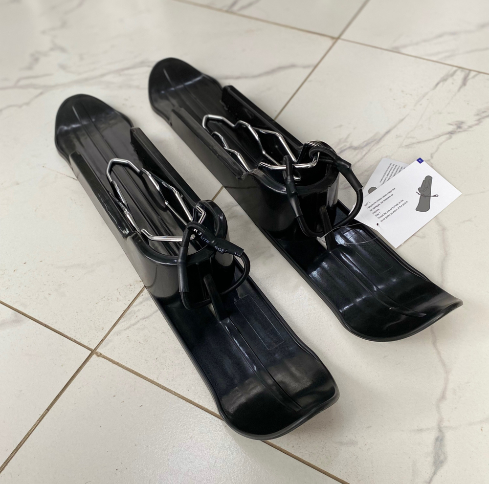 Универсальные лыжи для колясок 15-26 см.