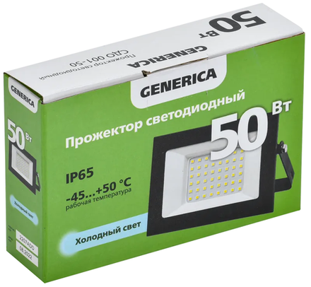 GENERICA IEK Прожектор светодиод 50Вт 6500К