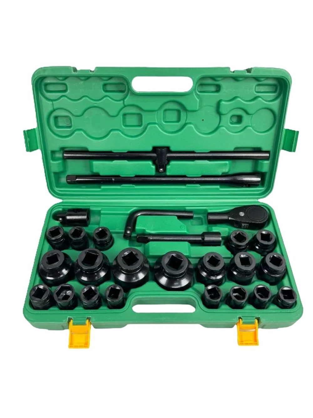 Набор ударных головок 21-65 мм, трещотка 3/4" (26 предметов) / Набор инструментов ударных для грузовиков