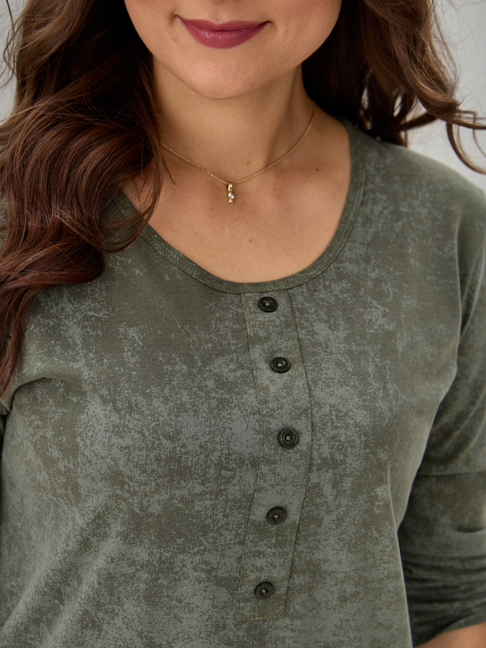 Лонгслив ЛНк-005/хаки-варенка