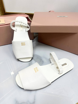 Шлепанцы MIU MIU