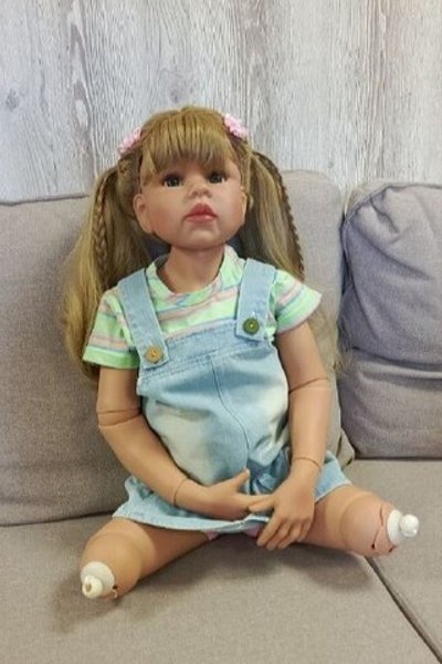 УЦЕНКА1 Кукла Реборн ростовая 98см в пакете (FA-231)