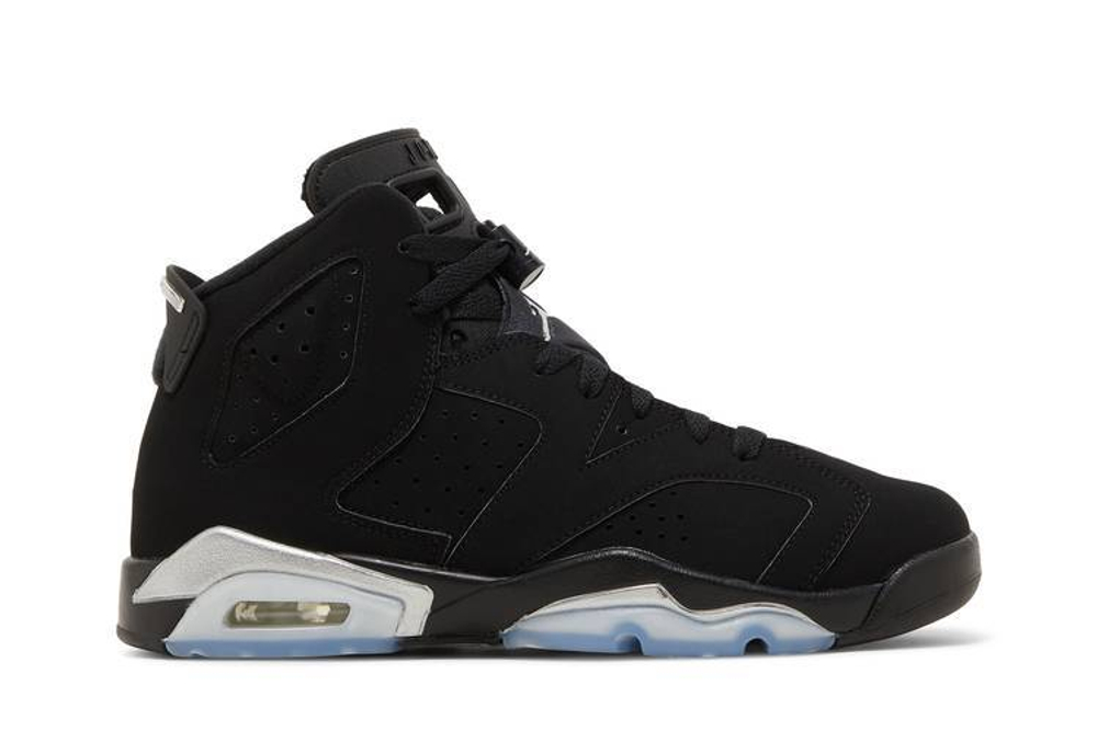 Кроссовки Jordan Air Jordan 6 Metallic Silver (Женская размерная сетка)