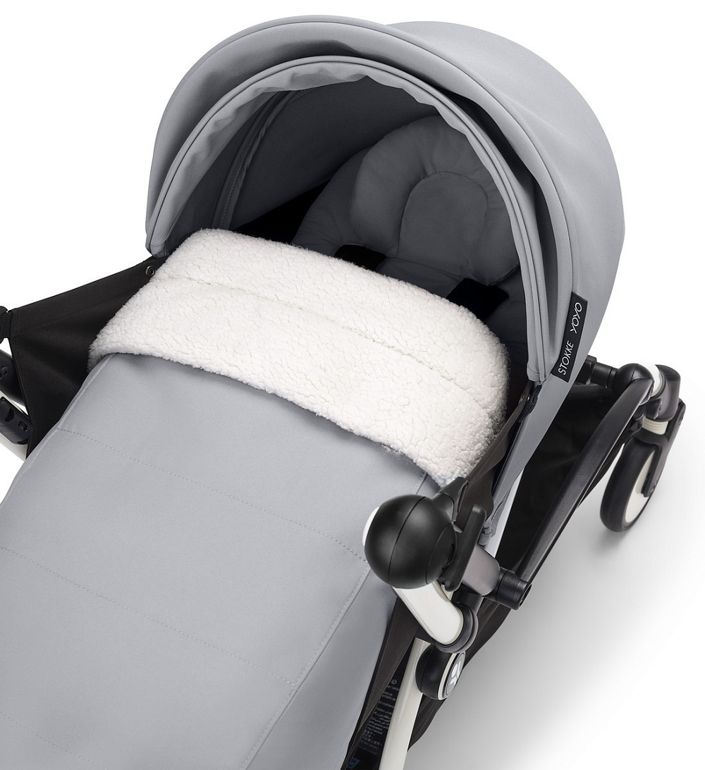 Коляска Stokke YOYO3 Newborn Pack рама белая White 2 в 1 Stone