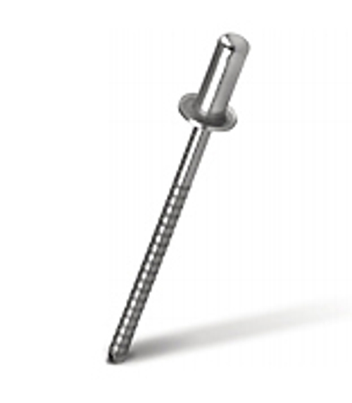 Заклепка вытяжная открытая MESSER Нерж. сталь/Нерж. сталь Sst/Sst. Стандартный бортик. 4,0X6,0 мм (Упаковка 50 шт.)