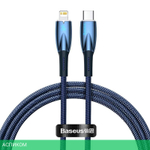 Кабель Baseus Glimmer 1m Blue (CADH000003)