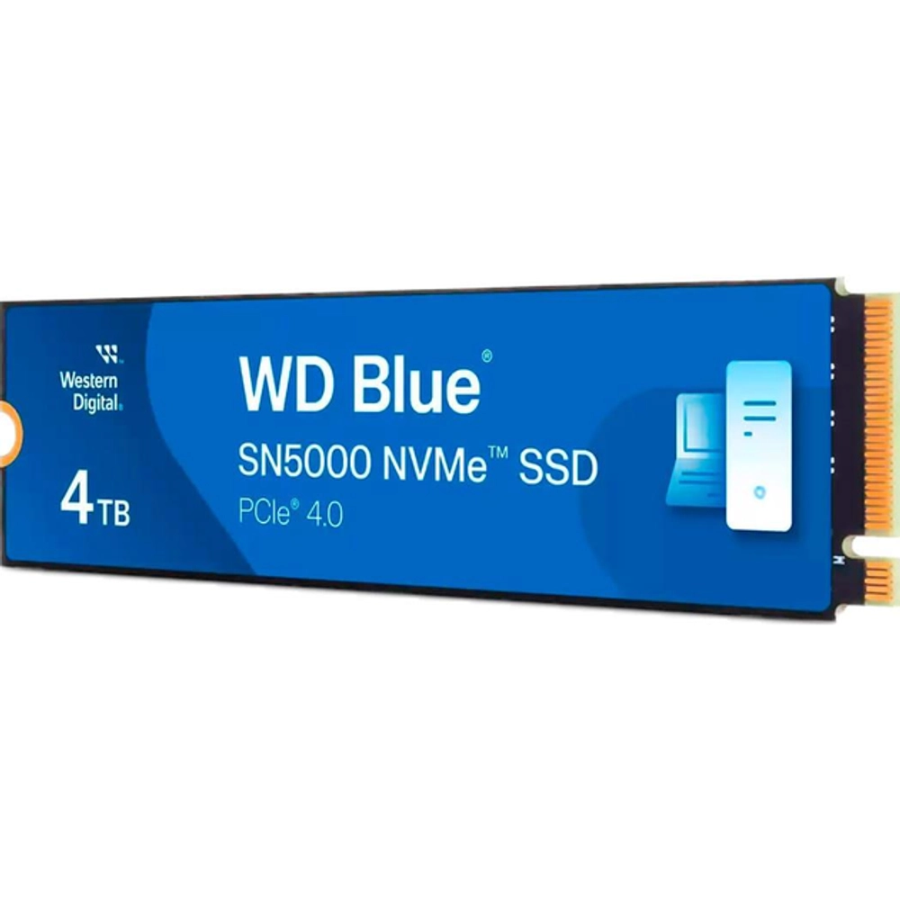 Твердотельный накопитель 4000GB SSD WD BLUE SN5000 M.2 2280 NVMe 4.0 R5500/W5000 WDS400T4B0E-00BKY0
