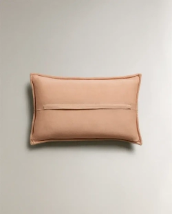 ZARA HOME НАВОЛОЧКА ДЛЯ ДЕКОРАТИВНОЙ ПОДУШКИ ДЛЯ ДЕТЕЙ ИЗ МУСЛИНА, РОЗОВЫЙ