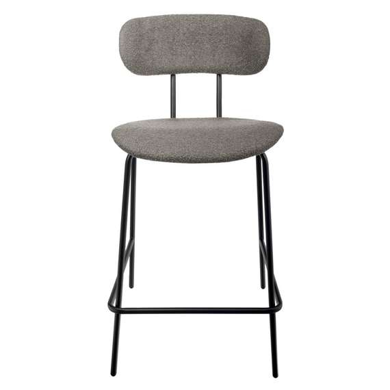 Полубарный стул Pedigree 65 см серое букле