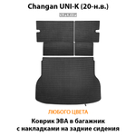 Коврик ЭВА в багажник с накладками на задние сидения для Changan UNI-K (20-н.в.)