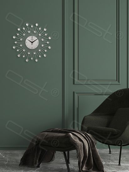 Настенные часы "Silver rain"