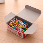 Скрепки DELI 33 мм, цветные, 100 шт/упак