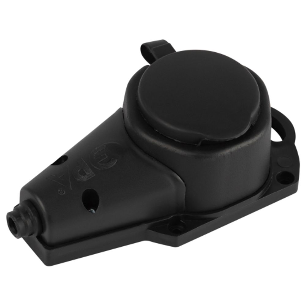 Колодка ЭРА KX-1e-B-IP44 каучуковая с заземлением 1 розетка 16A IP44 черная | Электротовары