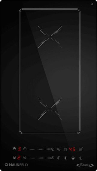 Индукционная стеклокерамич. панель MAUNFELD CVI292S2BBKA Inverter