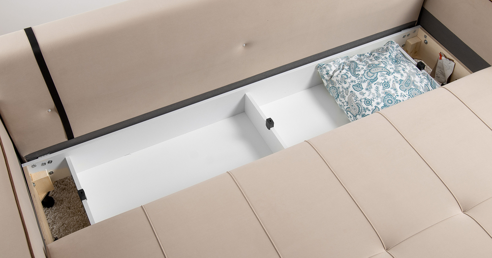 Диван кровать Черри, Бежевый