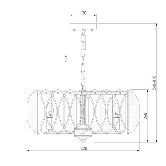 Подвесная люстра Bogates Callas 365/6