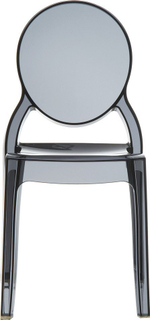 Стул прозрачный Siesta Contract Elizabeth, черный