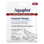 Aquaphor, Восстанавливающие маски для ног, 1 пара, 20 мл (0,7 жидк. унц.)
