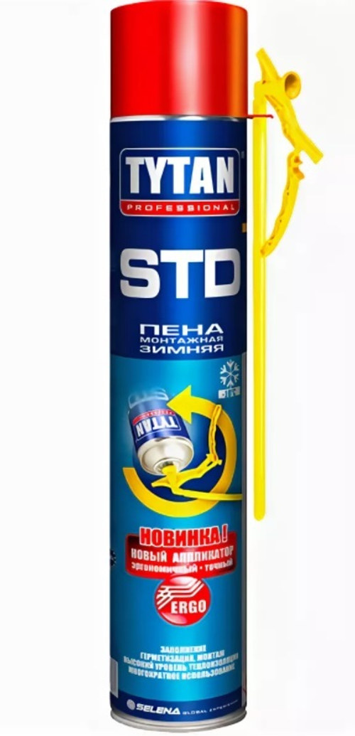 Пена монтажная Tytan STD ЭРГО летняя 750мл
