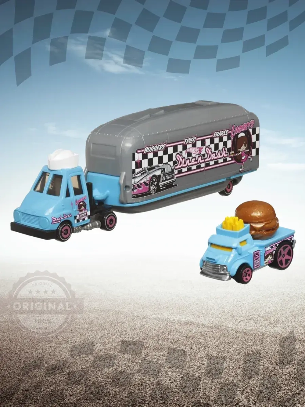 Грузовик Хот Вилс Dine N Dash BDW51 HMF90