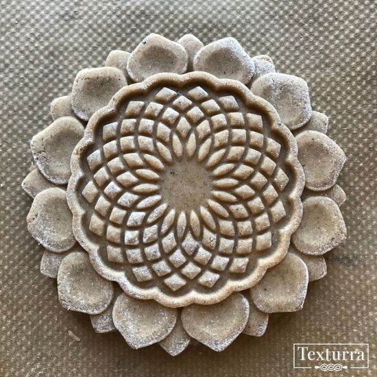 Печатный пряник в форме подсолнуха