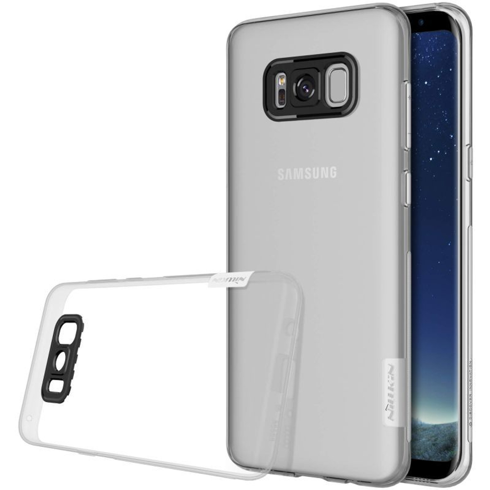 Прозрачный силиконовый чехол Nillkin Nature для Samsung Galaxy S8 Plus