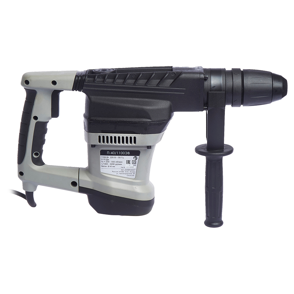 Перфоратор Интерскол SDS max П-40/1100 ЭВ кейс 519.0.0.00