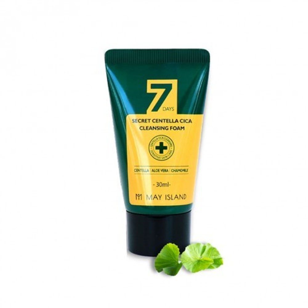 May Island 7 Days Secret Centella Cica Cleansing Foam очищающая пенка для проблемной кожи с экстрактом центеллы