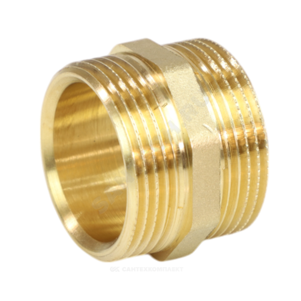 Ниппель латунь Ду 40 (1 1/2") НР LD LD.65.501.40