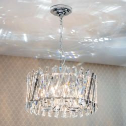 Citilux Ингвар CL334261 Люстра подвесная хрустальная Хром