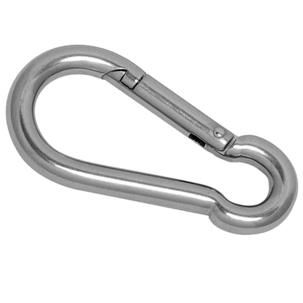 Карабин без фиксатора DIN 5299C оцинк. 10мм (25шт.)