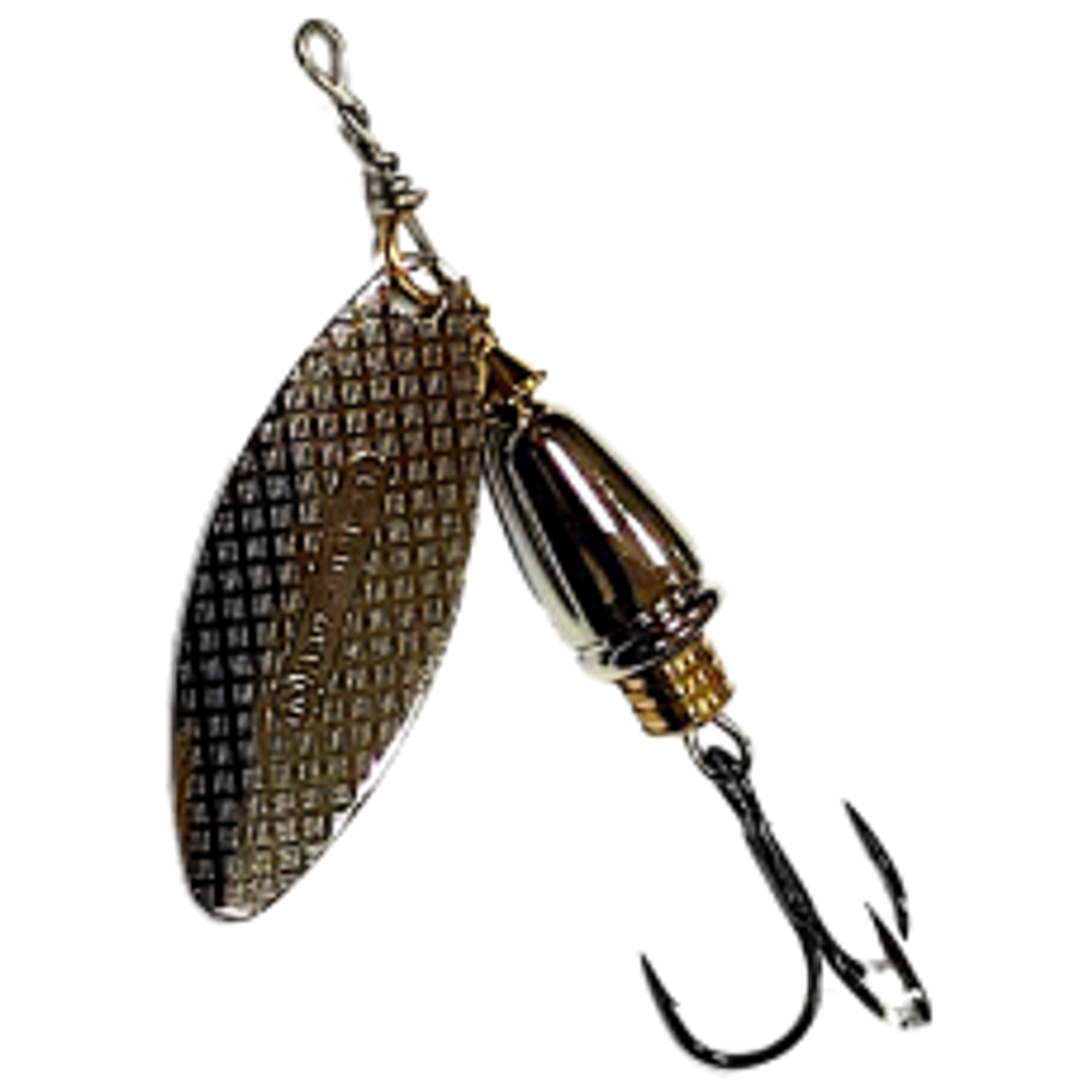 Блесна вращ. HitFish 3002-2-001 Palia Long Acoustic 55мм 10г №2 цвет 001