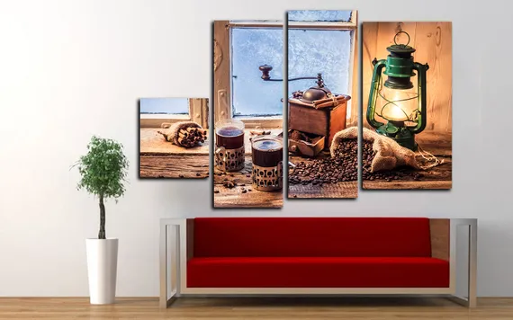 Модульная картина "Зимний уют"