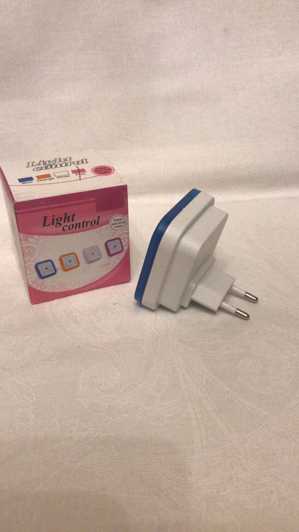 Ночник светодиодный Квадрат с датчиком освещенности