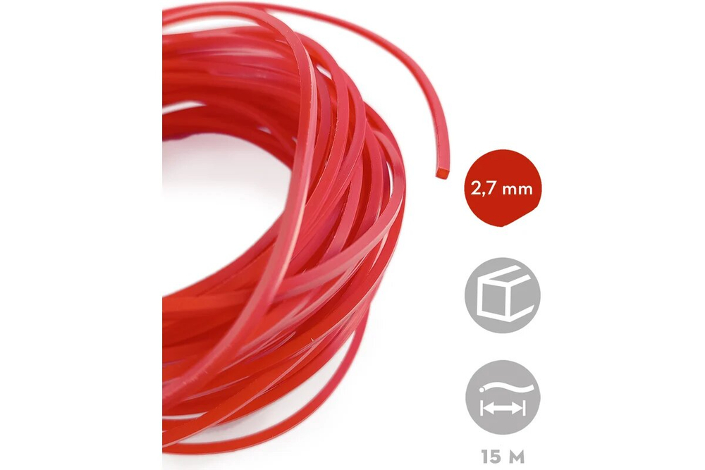 Косильная струна квадратного сечения 2.7 мм, 15 м Stihl 7028-871-0583