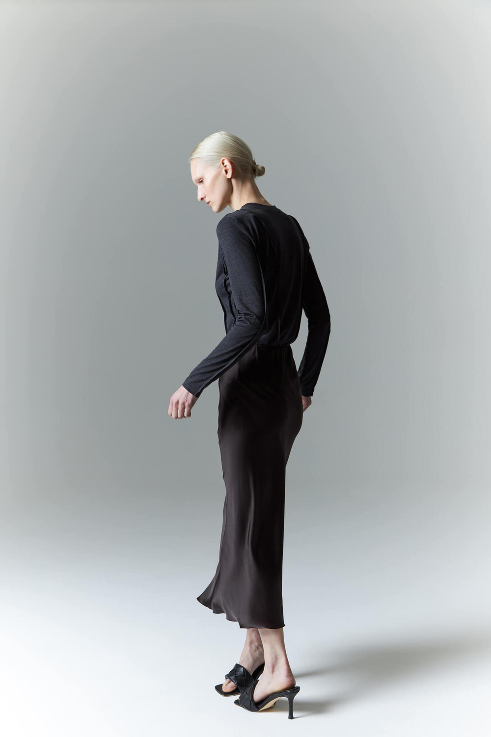 Юбка шелковая