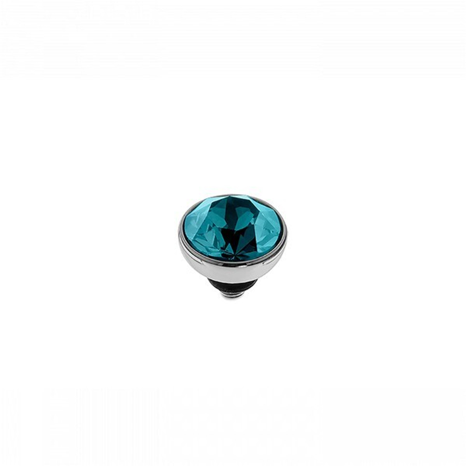 Шарм Qudo Bottone Blue Zircon 8 мм 680112 BL/S