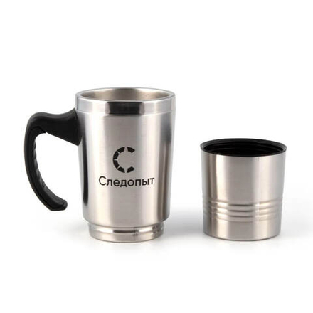 Кружка изотермическая двойная СЛЕДОПЫТ 330+180мл