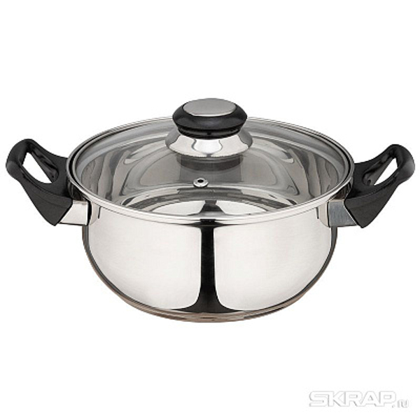 Кастрюля BAK-02 - 2 л, ручки-бакелит